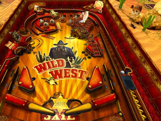 Wild West Pinball iPad screenshot 2 - Games app