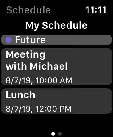 Core-apps Events screenshot 11