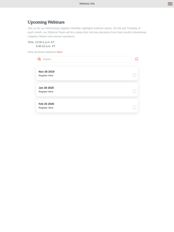 Advertising Disputes Report iPad screenshot 8 - Business app