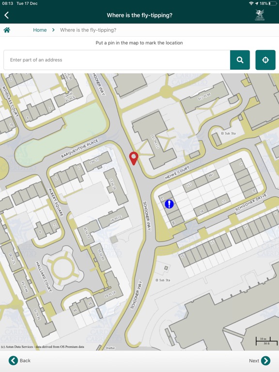 App screenshot