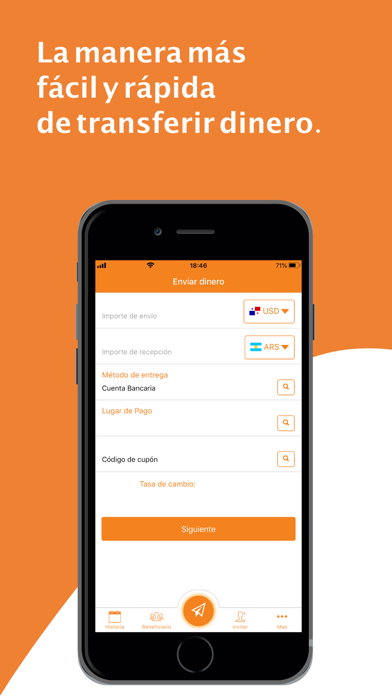 Screenshot #1 pour RedPlus Enviar Dinero