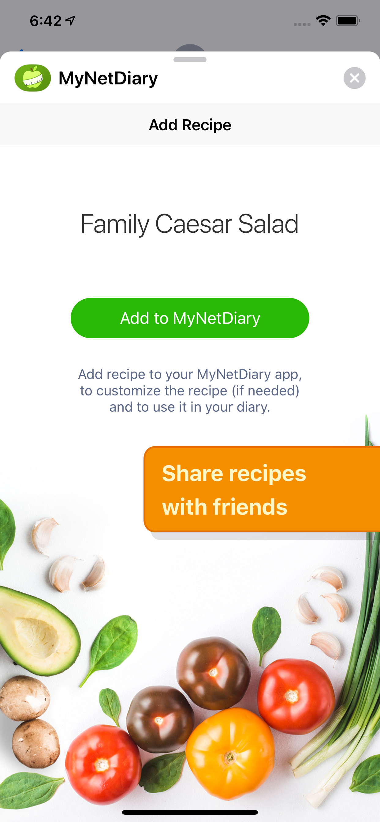 Calorie Counter - MyNetDiary