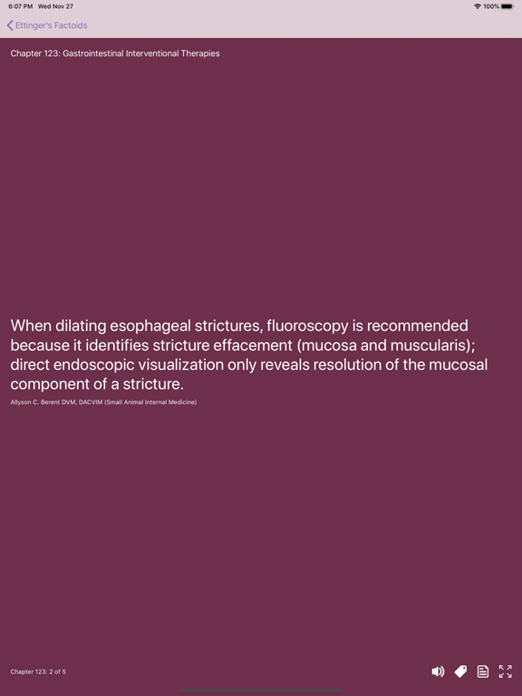 Ettinger's Factoids iPad screenshot 6 - Medical app