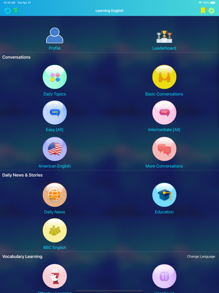 #1. English Conversation Practice (iOS) 由: thuan Bui Van