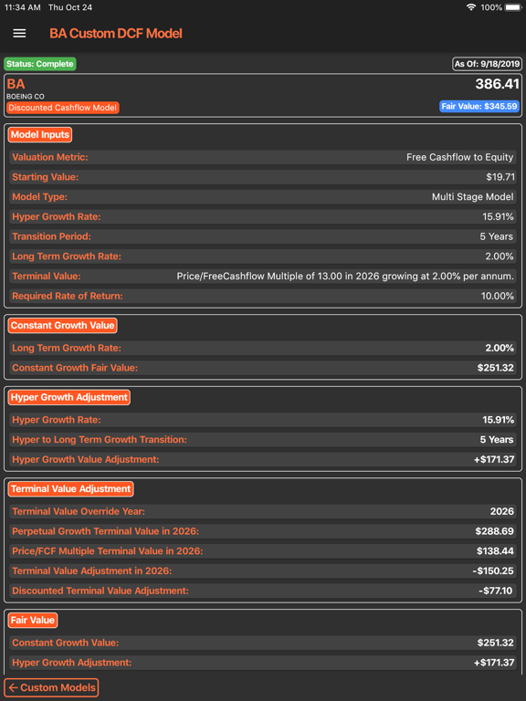 FundSpec: AI Stock Analysis iPad screenshot
