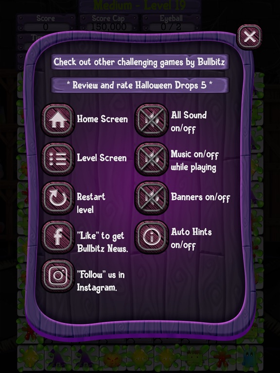 Halloween Drops 5 iPad screenshot
