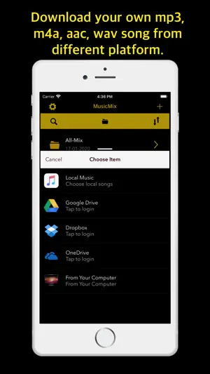 MusicMix - Play music offline screenshot 1