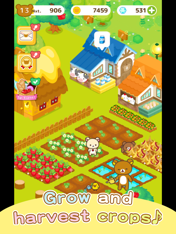 Screenshot #5 pour Rilakkuma Farm farming game