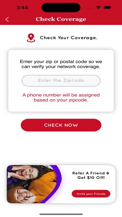 Infimobile Screenshot