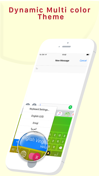 Hindi Keyboard, Type in Hindi iPhone screenshot