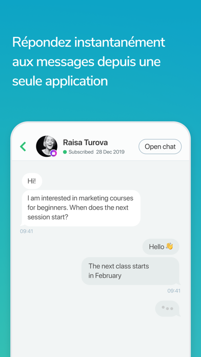 Screenshot #2 pour SendPulse Chatbots