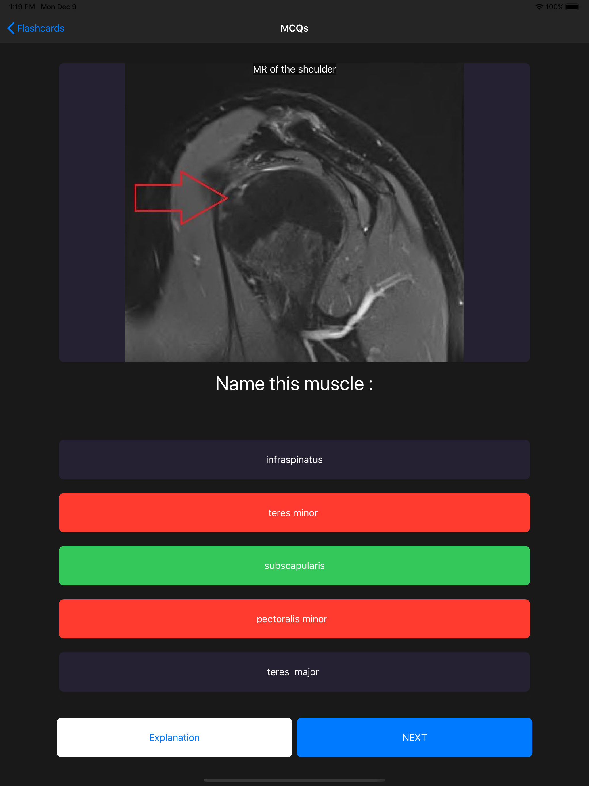 First FRCR Anatomy screenshot 12
