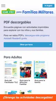 sesame para familias militares iphone capturas de pantalla 4