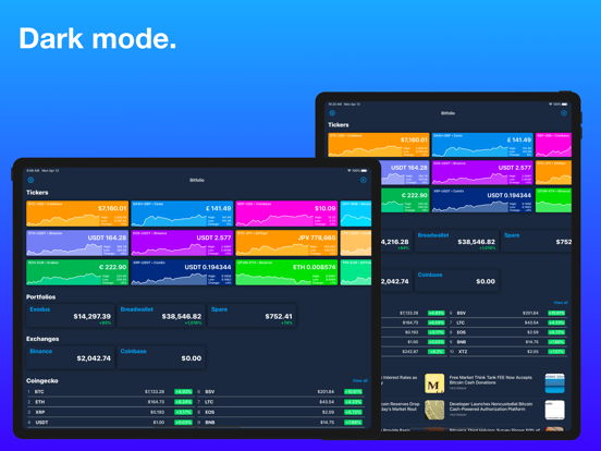 Screenshot #5 pour Bitfolio - crypto portfolio