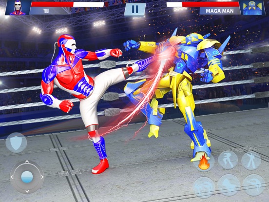 Real Robot Boxing : Macarena iPad screenshot 5 - Games app
