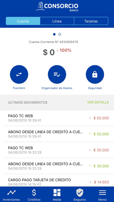 Banco Consorcio Screenshot