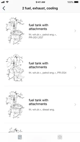 Screenshot von Autoteile Für Audi - Diagramme auf dem iPhone 8