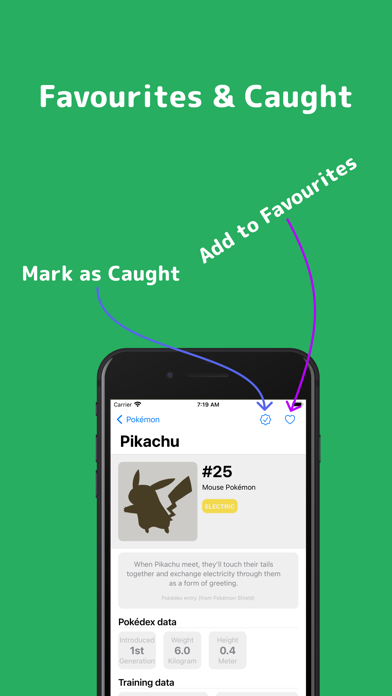 Pikadex - Pokedex for Pokemon Screenshot
