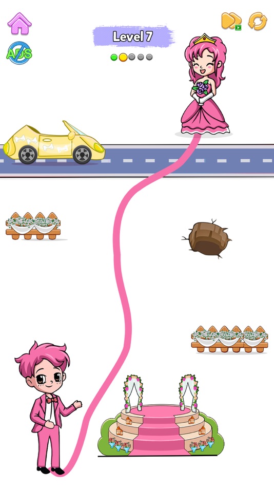 #6. Bride Rush: Draw to Home Way (iOS) 由: Abubakar Siddique