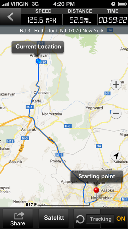 #5. Speedometer GPS+ (iOS) 由: Tigran Mkhitaryan
