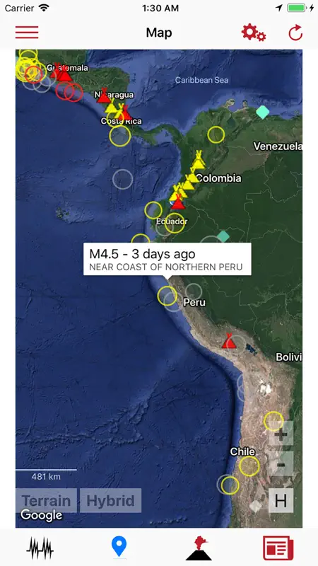 Volcanoes & Earthquakes screenshot 2 of 8
