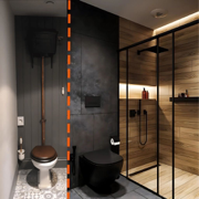 AI Bathroom Design Landscape