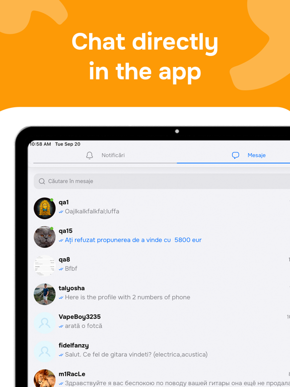 999.md - Classifieds Board iPad screenshot 5 - Shopping app
