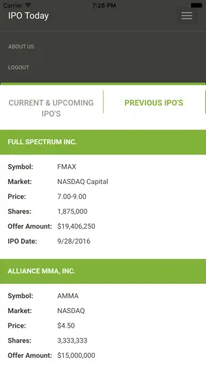 IPO Today screenshot 4