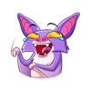 Cute Bat Emoji Funny Stickers App Icon