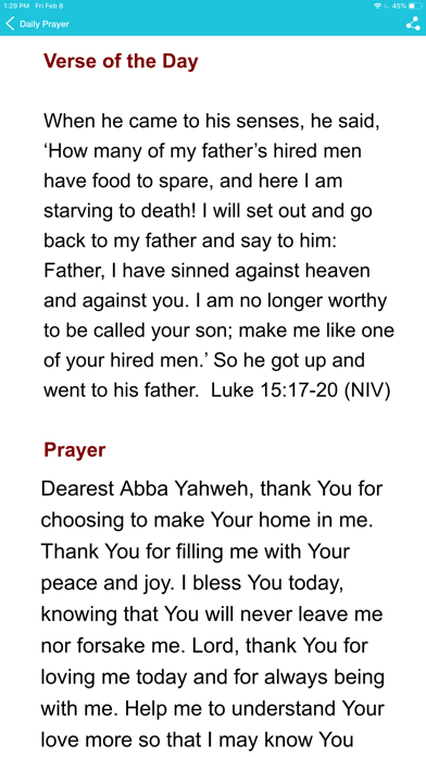 Screenshot #2 pour Daily Prayer-Morning & Evening