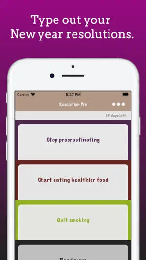 New Year Goals Tracker 2026 screenshot 1