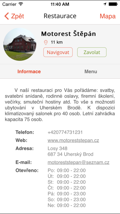 Meníčka Screenshot