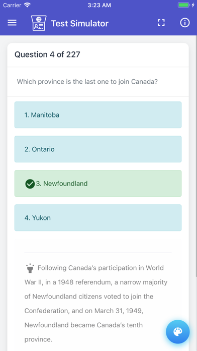 Canadian Citizenship Test Prep screenshot 8
