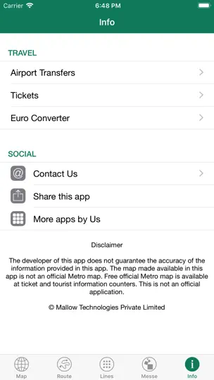 Captura de pantalla de Frankfurt – S Bahn & U Bahn en iPhone 5