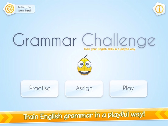 Grammar Challenge iPad app afbeelding 1