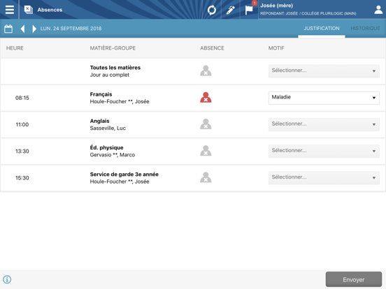Pluriportail Mobile iPad screenshot 5