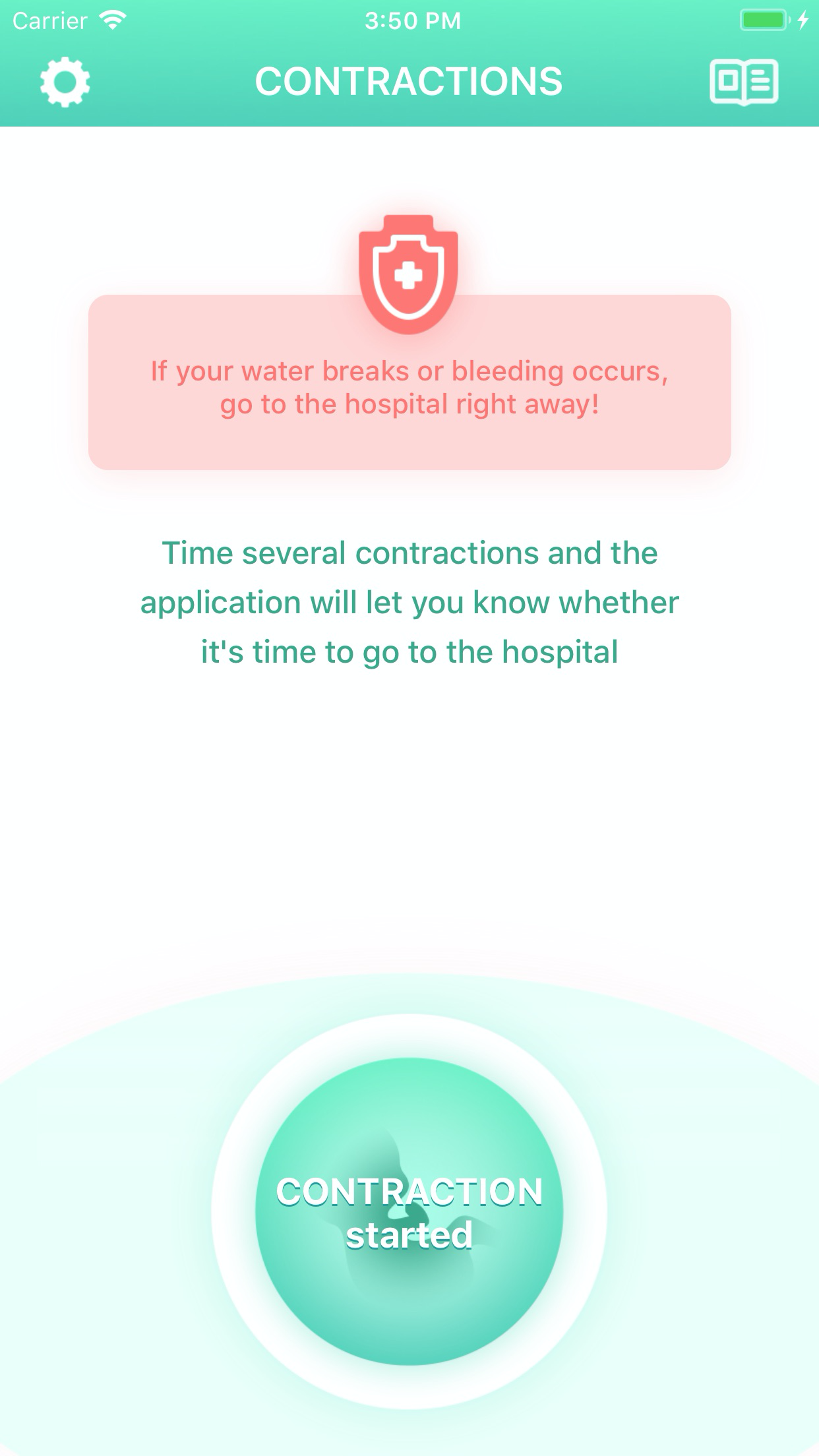 Contraction Timer & Counter 9m screenshot 2