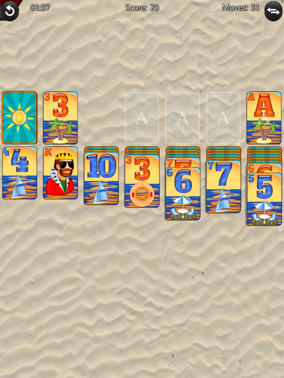Screenshot #5 pour Summer Solitaire.