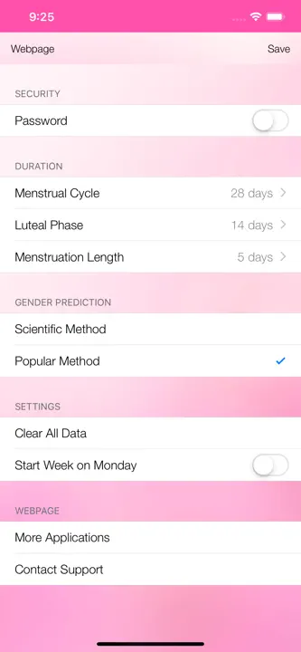 Menstrual Cycle Tracker: Screenshot 5 von 5
