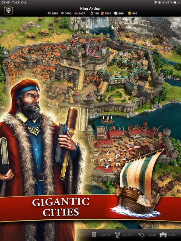 Lords & Knights - Medieval MMO iPad app afbeelding 4