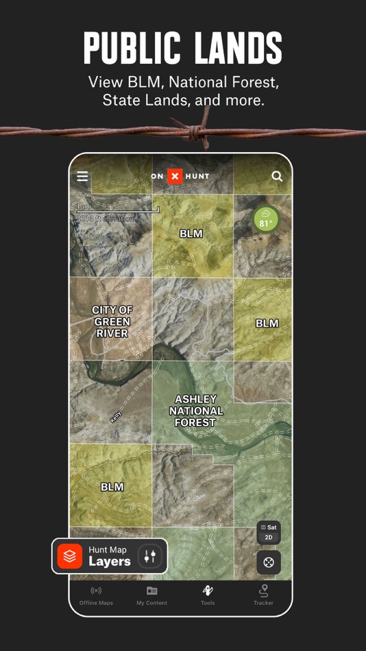 #9. onX Hunt: GPS Hunting Maps (iOS) 由: onXmaps, Inc.