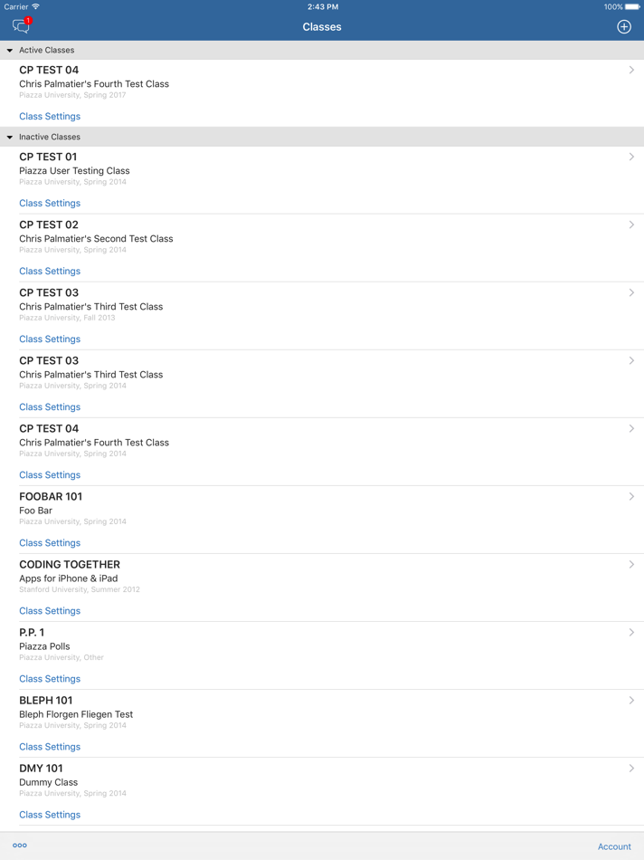#2. Piazza (iOS) 由: Piazza Technologies, Inc.