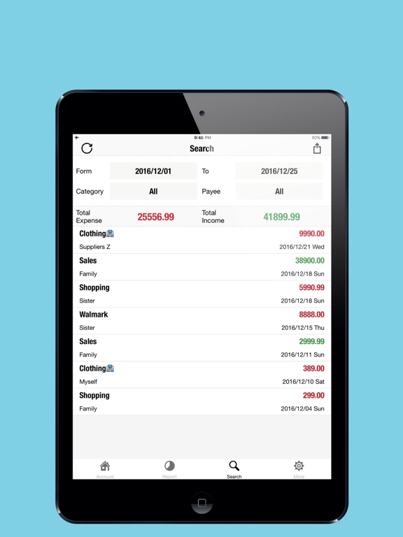 Screenshot #6 pour Spending Tracker-Account