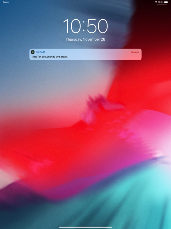 Eye Care 20 20 20 iPad screenshot 4 - Health & Fitness app