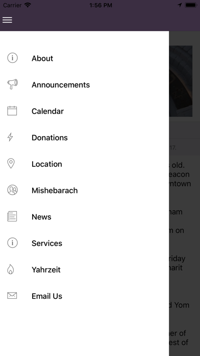 Shaarei Tzedec Congregation Screenshot 2 - AppWisp.com Shaarei Tzedec Congregation Screenshot 2 - AppWisp.com