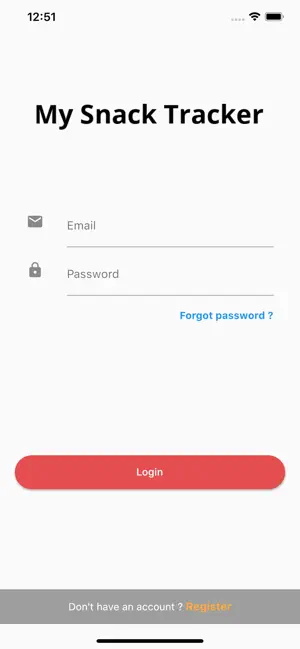 My Snack Tracker screenshot 1