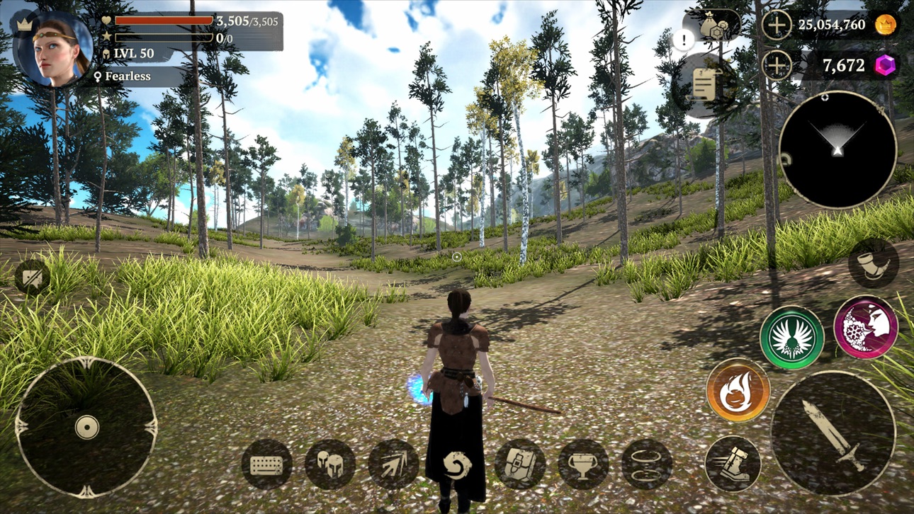 Evil Lands: MMO RPG Hack screenshot 3 - iOS game interface