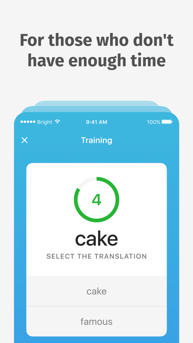 Bright - English for beginners Screenshot