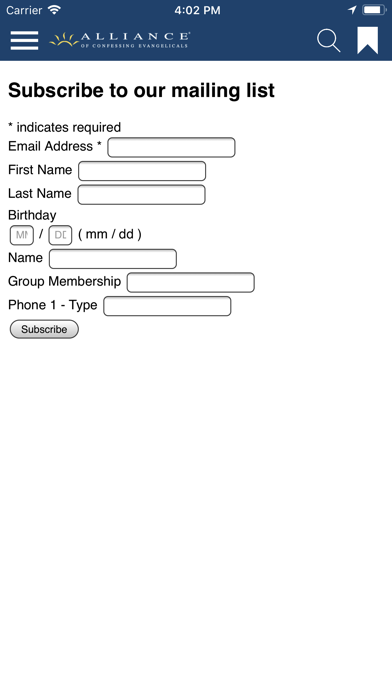 Alliance Net iPhone screenshot 5 - Lifestyle app