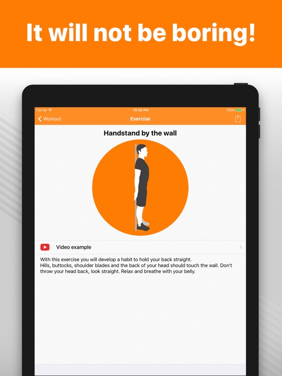 Posture: Beautiful Back iPad screenshot 5 - Health & Fitness app